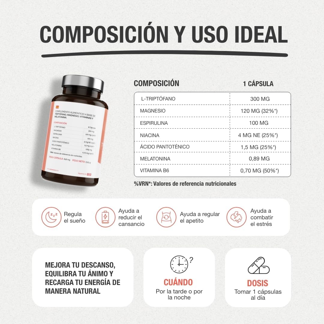 Triptófano espirulina - Imagen 6