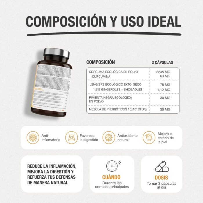Cúrcuma con probióticos - Imagen 3